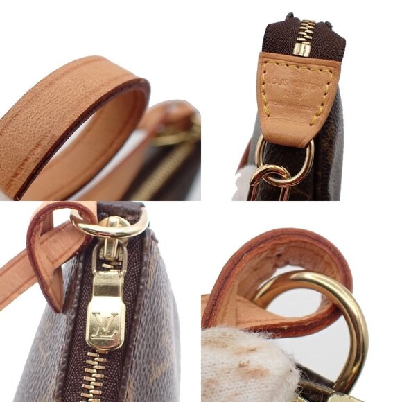 LOUIS VUITTON Pochette Accessoires Hand Bag Monogram Leather BN M51980 99CA004 - Picture 4 of 13